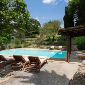 ferie stor villa i toscana italien pool villa bosco00005