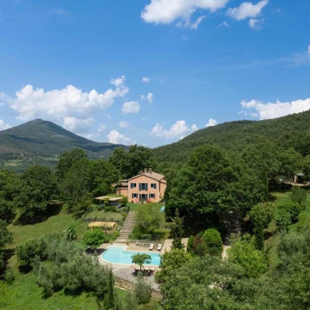 ferie stor villa i toscana italien pool villa bosco00013